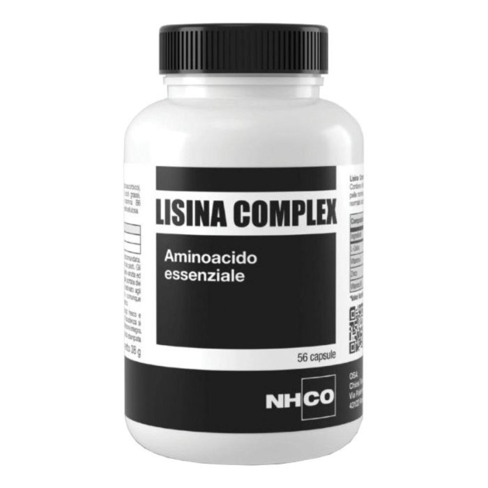 Nhco Lisina Complex 56 capsule - integratore di L-lisina per difese e muscoli