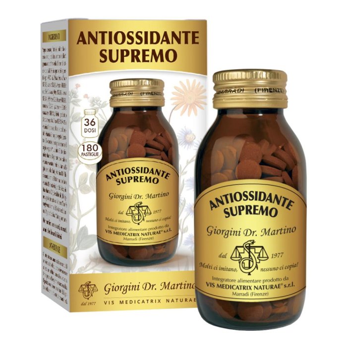 Antiossidante Supremo Integratore in Pastiglie 180 Compresse ad Alto Potere Antiossidante