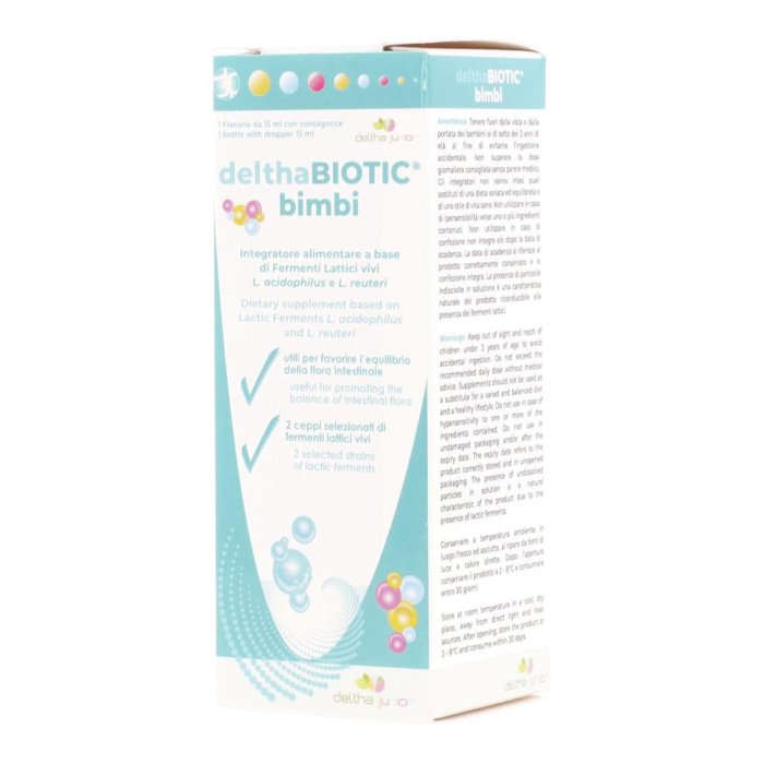 Delthabiotic Bimbi gocce 15 ml - probiotico in gocce per bambini