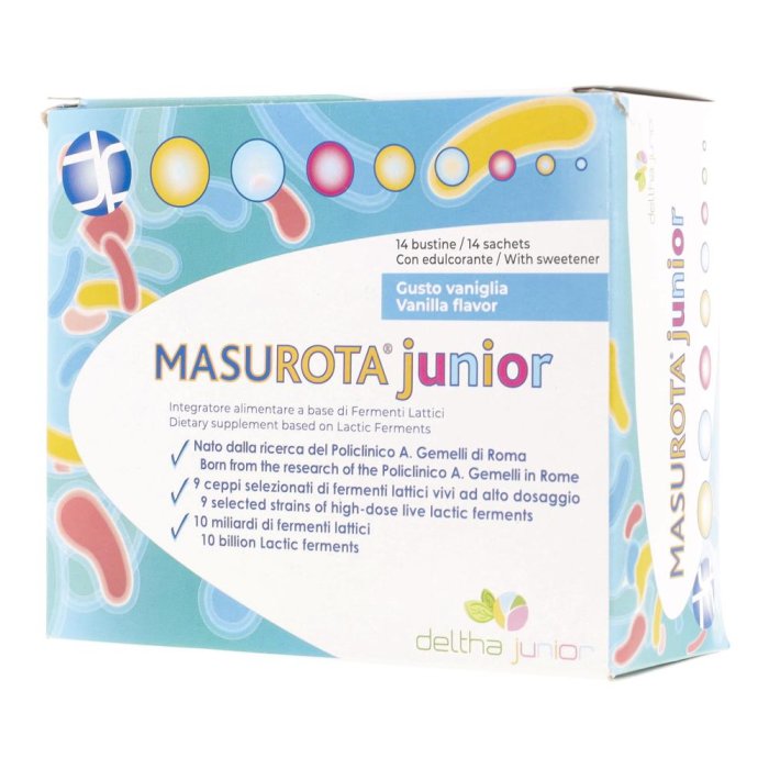 Masurota Junior 14 bustine - integratore per benessere gastrointestinale bambini