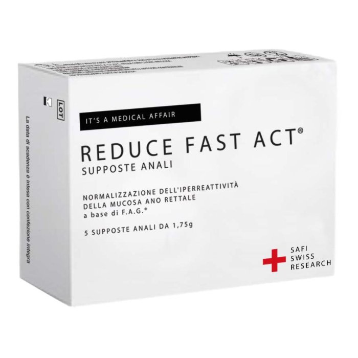 Reduce Fast Act 5 supposte - supposte lassative ad azione rapida
