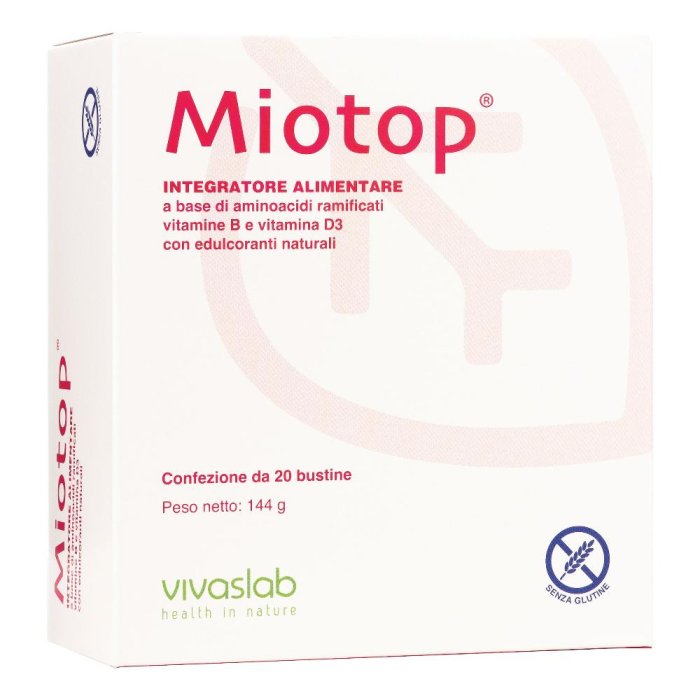 Miotop Integratore Alimentare 20 Bustine Orali per il Benessere Muscolare e Nervoso