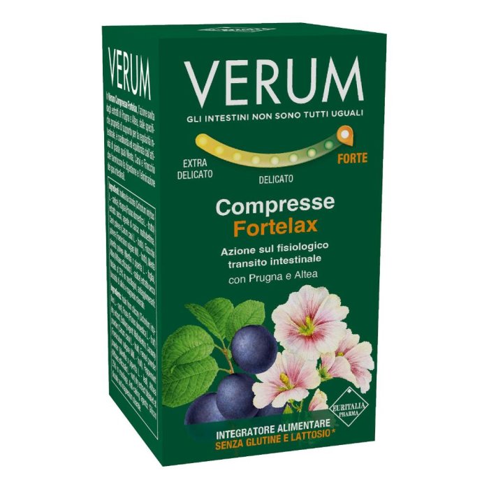 Verum Fortelax integratore per il benessere del tratto intestinale 80 compresse