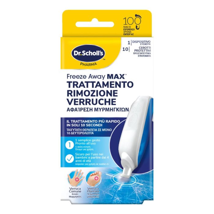 Scholl Freeze Away Max Verruche - trattamento crioterapico per verruche comuni