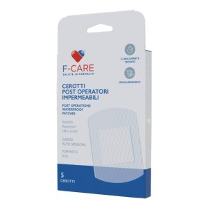 Cerotti impermeabili F Care 7,5 x 10 cm set da 5 pezzi – cerotti per ferite resistenti all’acqua