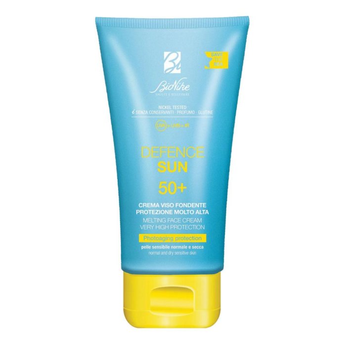 Bionike Defence Sun - Crema Viso Fondente SPF50+ Protezione Molto Alta 50 ml
