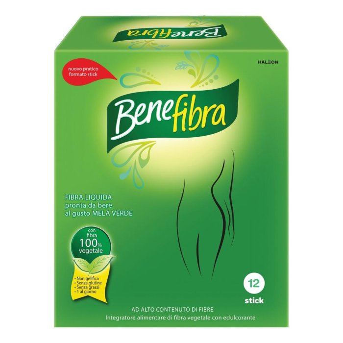 Benefibra liquida 12 stick da 30 ml - integratore di fibra solubile liquida
