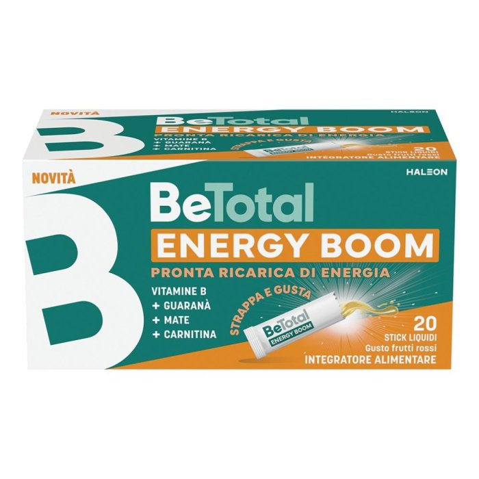 BeTotal Energy Boom Integratore Alimentare 20 stick