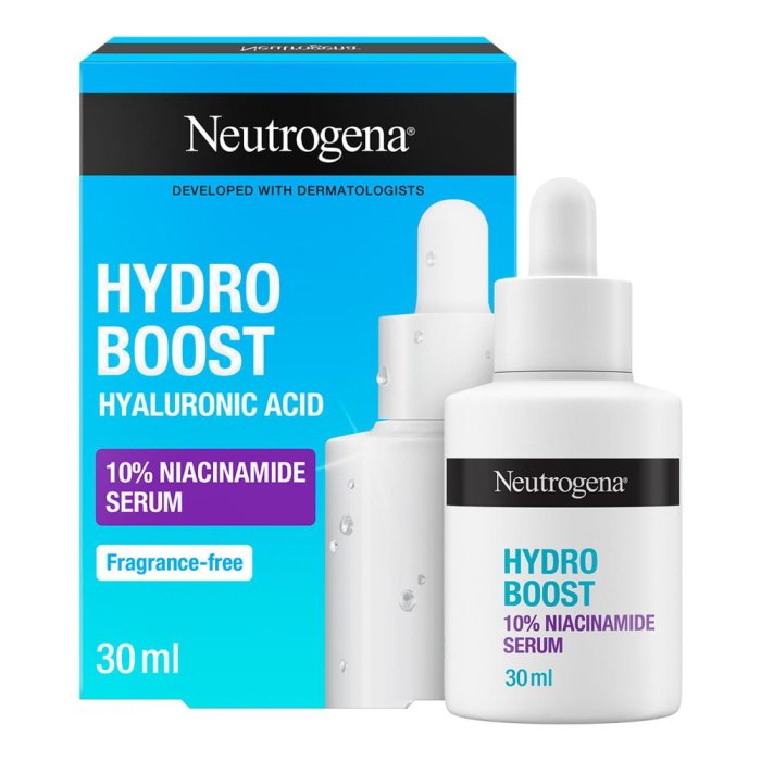 Neutrogena Hydro Boost - Siero 10% Niacinamide Idratante e Esfoliante, 30ml