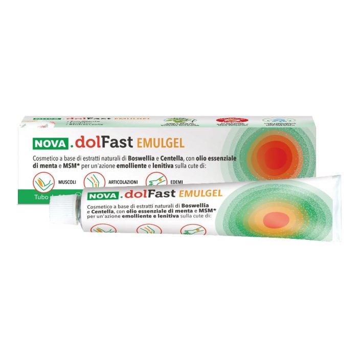 Nova Dolfast Emulgel 50 ml - gel antidolorifico per dolori muscolari e articolari