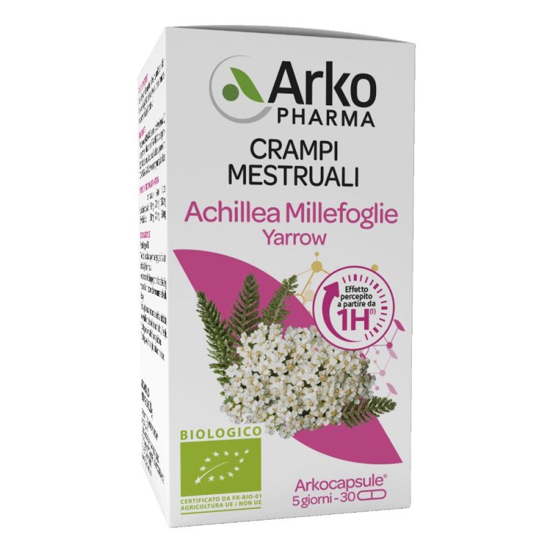 ArkoPharma Arkocapsule - Achillea Millefoglie Integratore Crampi Mestruali 30 capsule