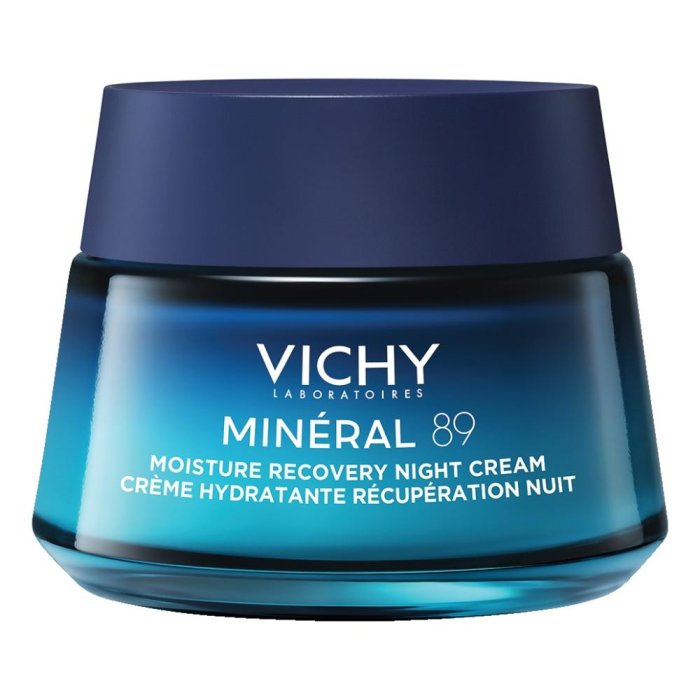 Vichy Minéral 89 - Crema Notte Idratante Effetto Rigenerante, 50ml