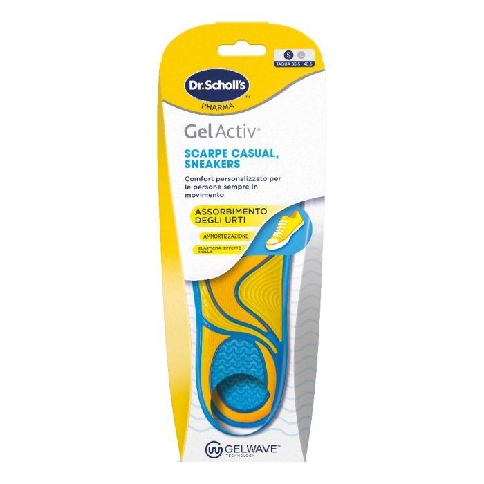 Scholl GelActiv Solette Casual – Comfort in Memory Foam con Tecnologia GelWace | Taglia S