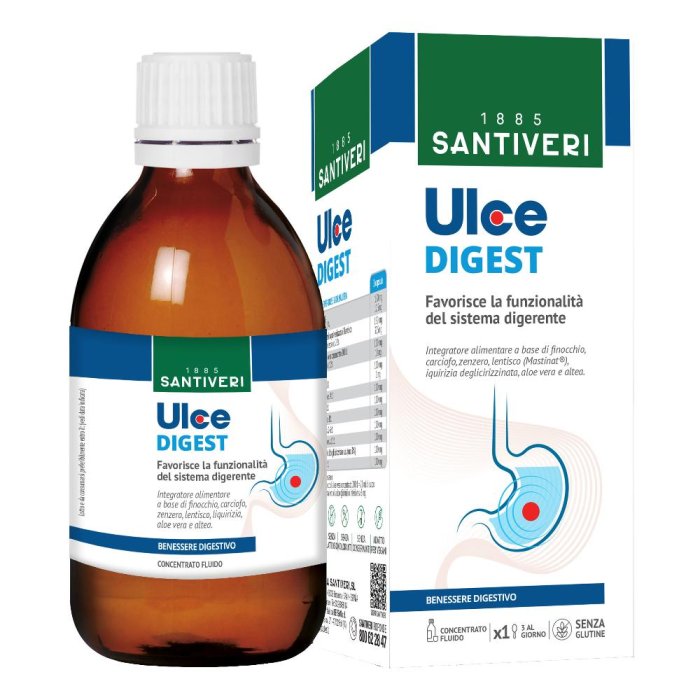 Ulce Digest Sciroppo 240 ml Integratore per la Digestione e il Benessere Gastrointestinale