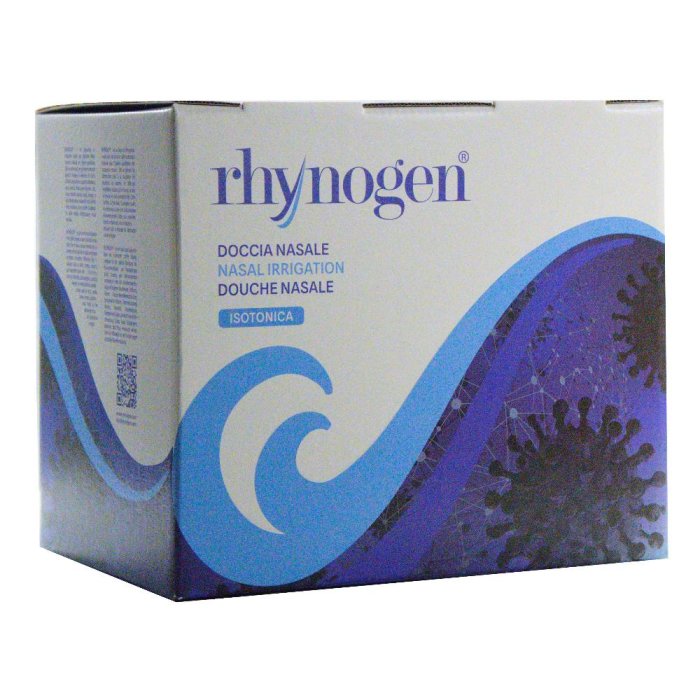 Rhynogen Soluzione Nasale Isotonica 5 Sacchetti + 5 Dispositivi per Lavaggi Nasali e Igiene delle Vie Respiratorie
