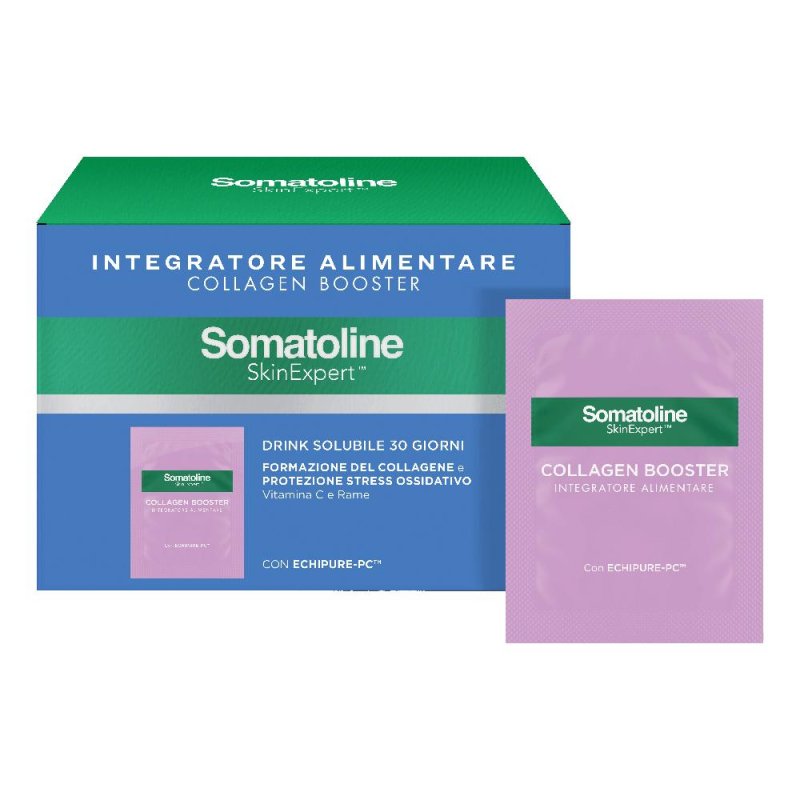  Somatoline Skin Expert Collagen Booster Integratore per la Pelle 30 Bustine