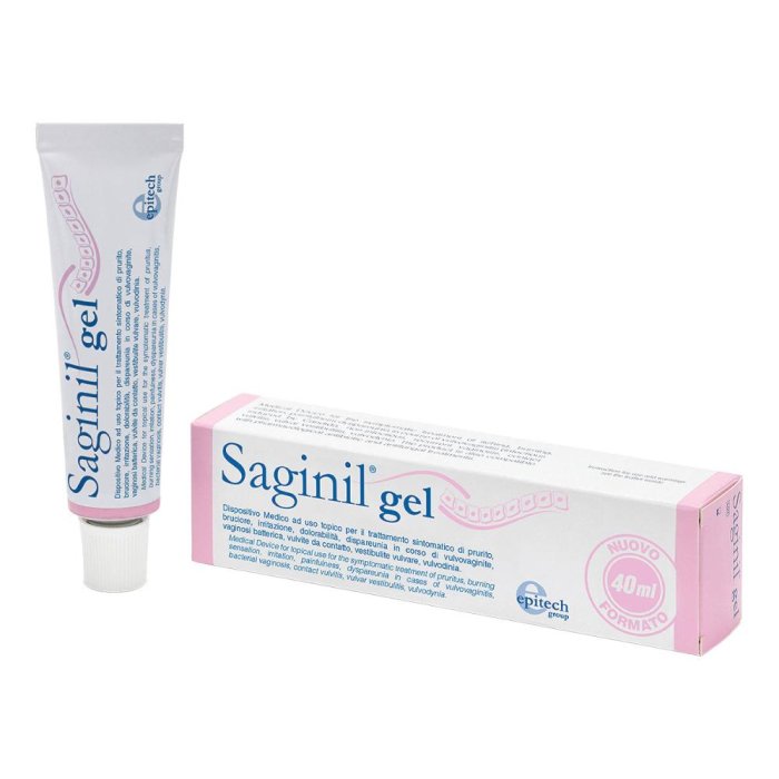 Saginil Gel 40 millilitri lenitivo intimo donna per bruciore prurito e irritazioni vulvari e perianali