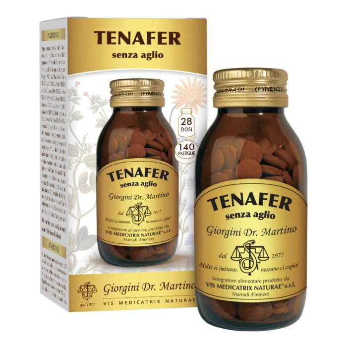 Tenafer Senz'aglio Pastiglie 140 pastiglie benessere intestinale naturale e digestivo