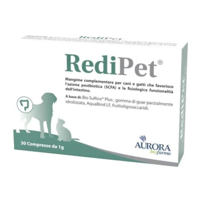 Redipet 30 Compresse Mangime Complementare per il Benessere di Cani e Gatti