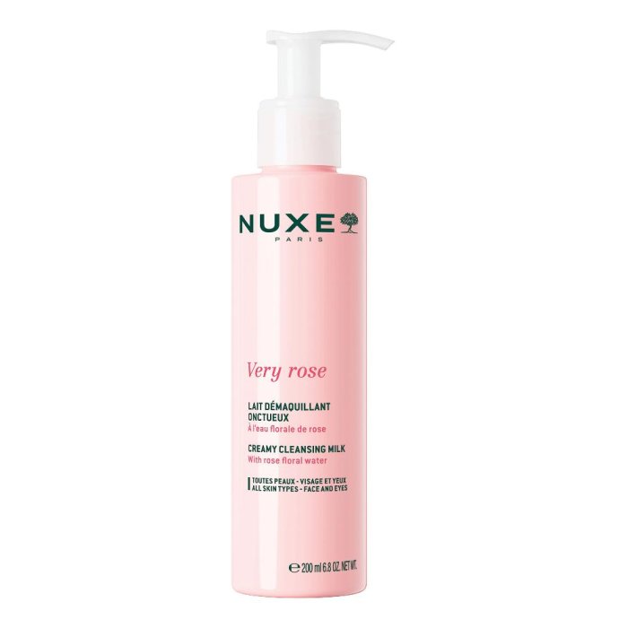 Nuxe Very Rose - Latte Struccante Strucca Idrata e Lenisce, 200ml