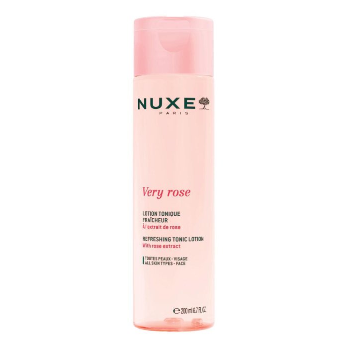 Nuxe Very Rose - Tonico Rinfrescante Idrata Lenisce e Rinfresca, 200ml