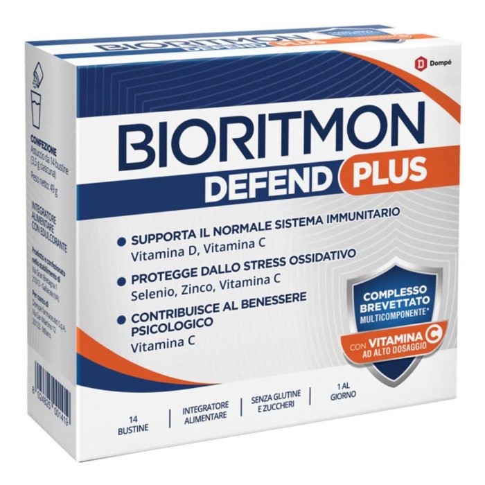 Bioritmon Defend Plus 14 Bustine – integratore per sistema immunitario e benessere psicologico