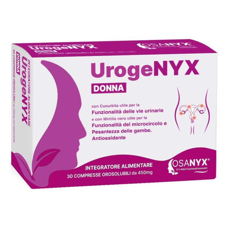 UROGENYX Donna 30 Compresse Integratore per il Benessere delle Vie Urinarie Femminili - Urogenyx Donna Originale Amazon
